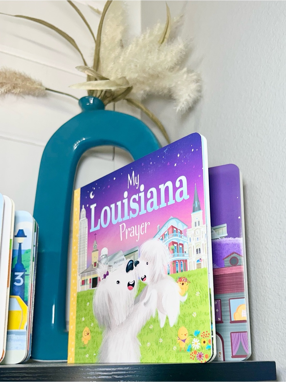 My Louisiana Prayer Board Book - Purple/Teal